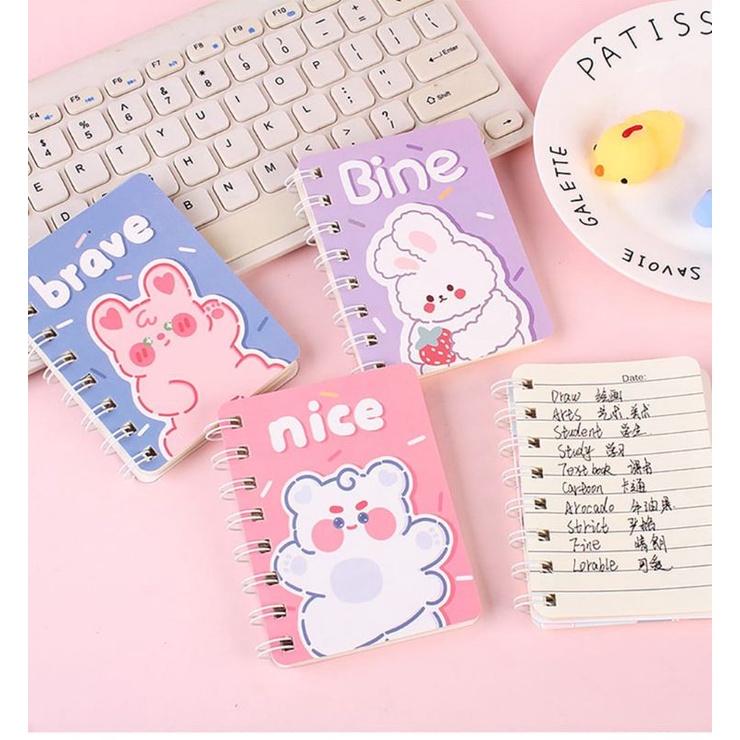 

Notebook Ring Mini / Buku Mini Spiral
