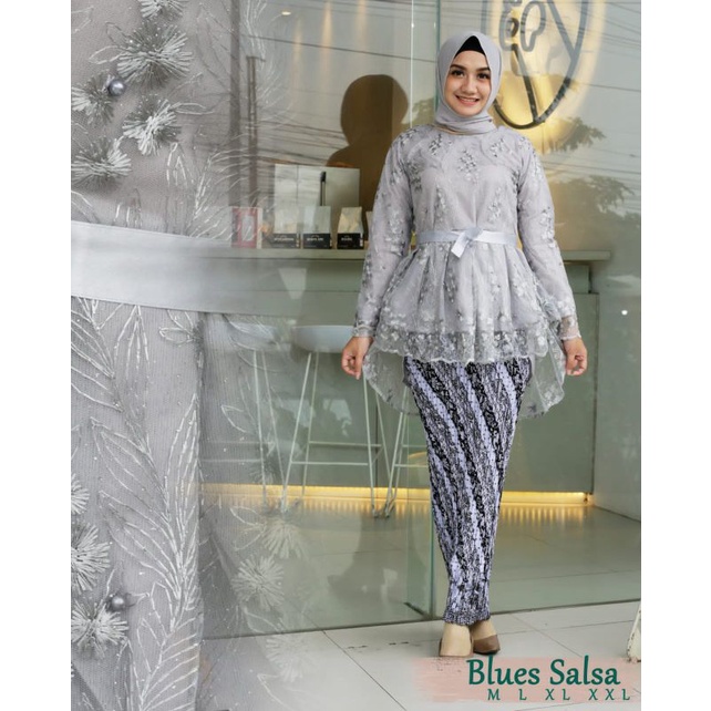 Permata Olshop / Setelan Kebaya Aurora Tulle Bordir / Kebaya Pesta / Kebaya Wisuda / Kebaya Pager Ayu / Kebaya Kondangan / Kebaya Pinguin / Kebaya Model Pita