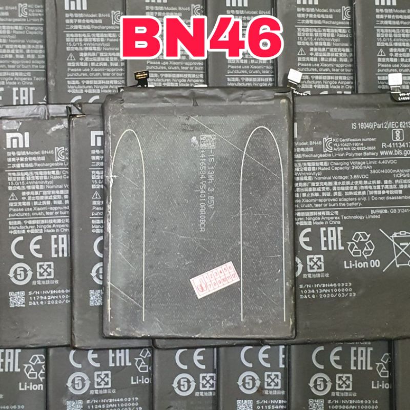 BATU BATRE BATERAI ORIGINAL COPOTAN XIOMI REDMI 7 NOTE 8 BN46 BN 46 NORMAL GARANSI