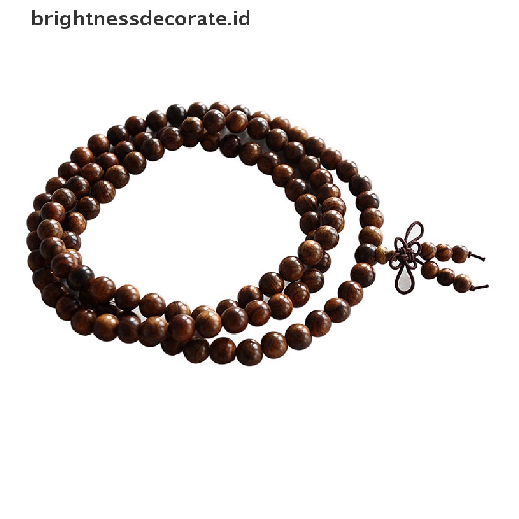 [Birth] Black rose108 8MM Tasbih Buddha Mala Kalung/Gelang [ID]