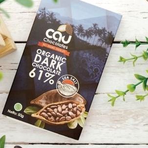 

Promo[TD4]-Cau Chocolate, Organic Dark Chocolate 61% Sea salt 50gr