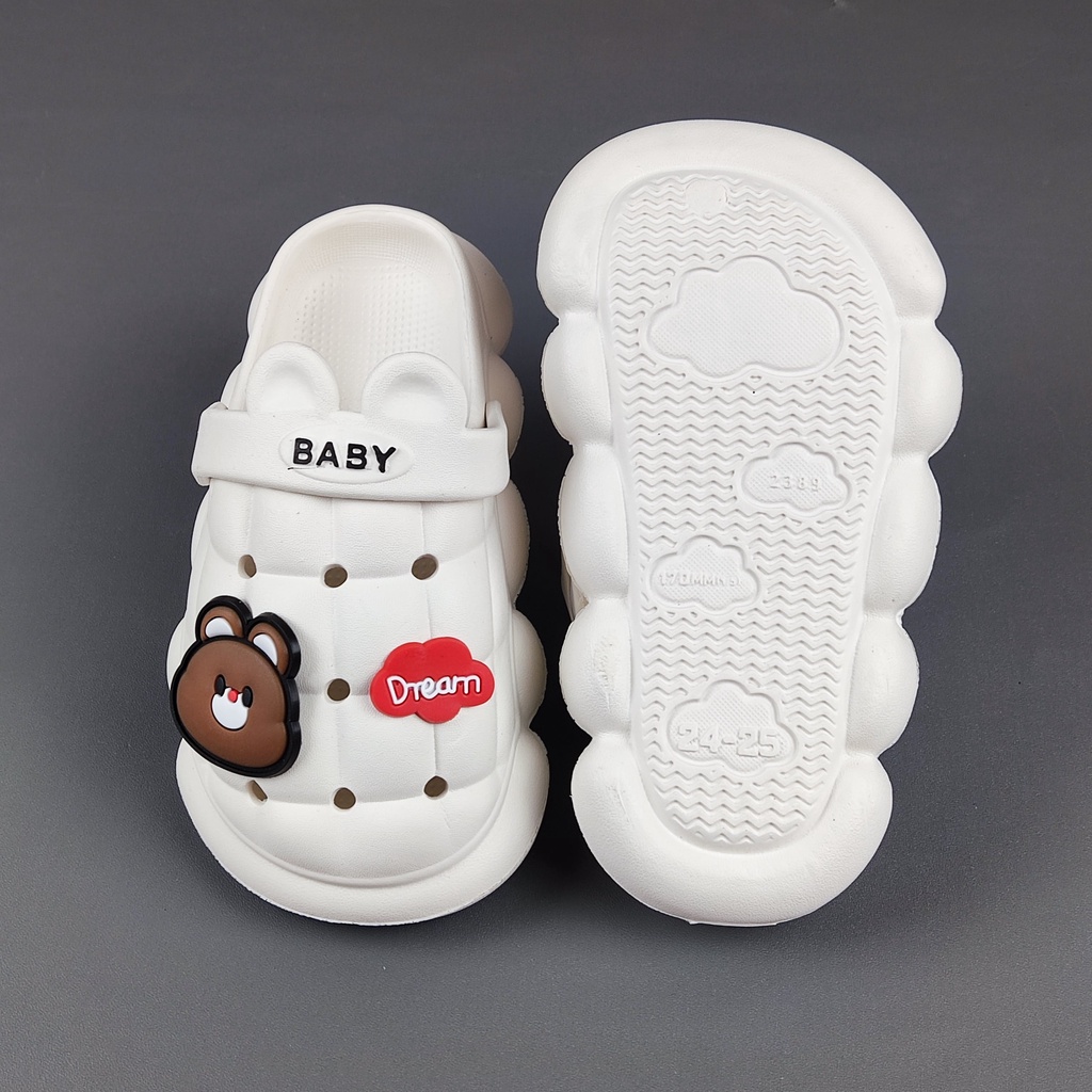 CB33 NEW Sandal slop anak / sandal eva anak motif line beruang