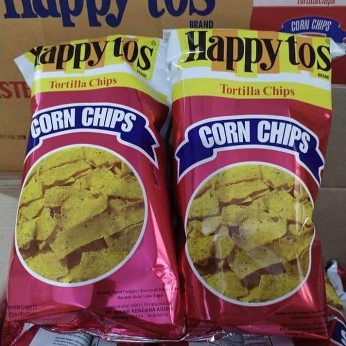 

HAPPYTOS MERAH CORN CHIPS 160 GR ORI