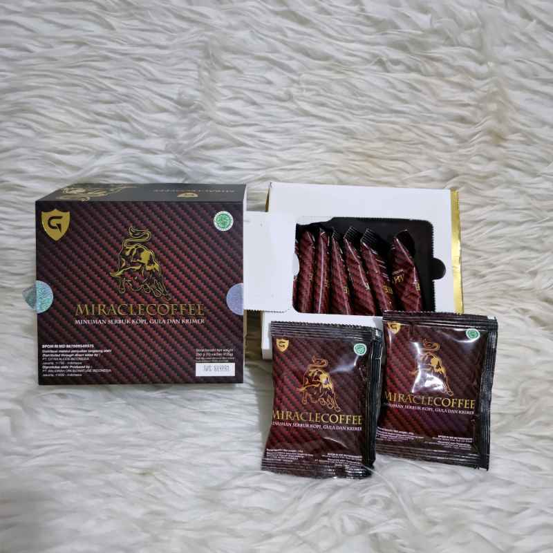 Kopi Miracle 1 Sachet Kopi Banteng Miracle KUAT Herbal Kopi Miracle Ecer Miracle Coffee Banteng Kopi