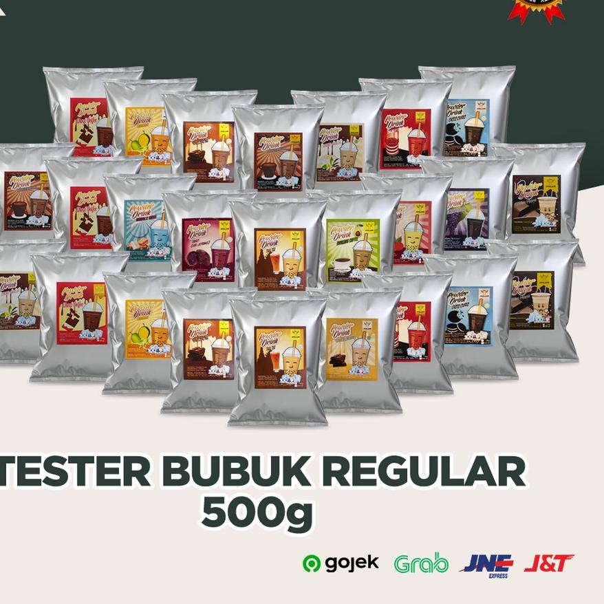 

12.12 SALE Bubuk minuman bubble drink murah berkualitas Javaland TESTER 500g 