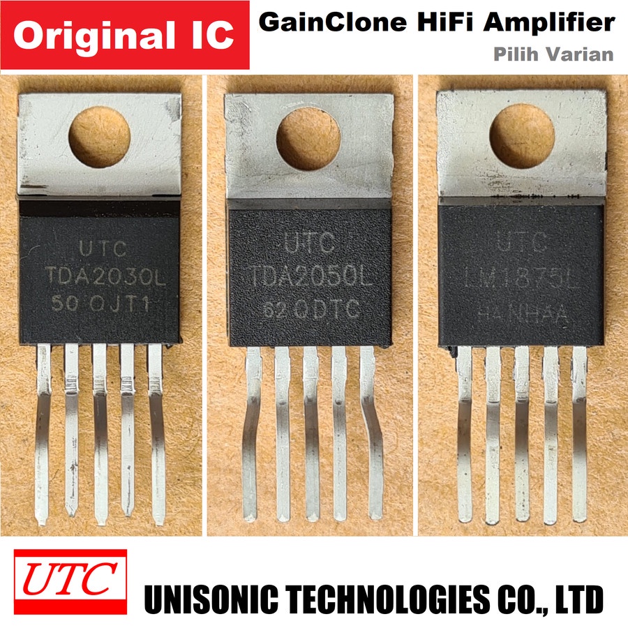 IC HiFI Amplifier Gainclone Original UTC LM1875-L TDA2050-L TDA2030-L