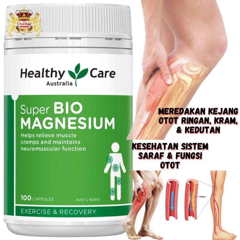 Healthy Care Super Bio Magnesium - 100 Capsules