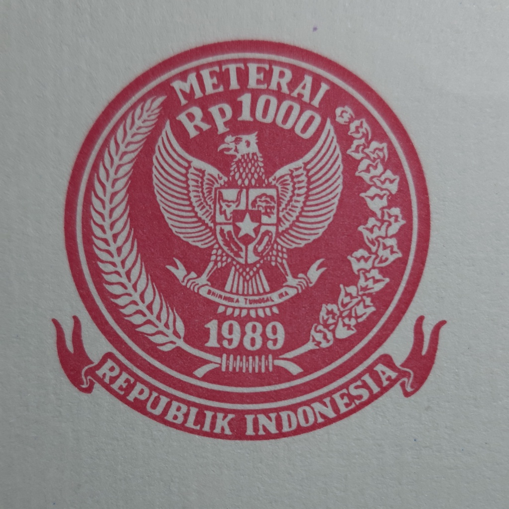 

KERTAS SEGEL TAHUN 1989 DOUBLE VOLIO KERTAS BERMATERAI TAHUN 1989 DOUBLE VOLIO