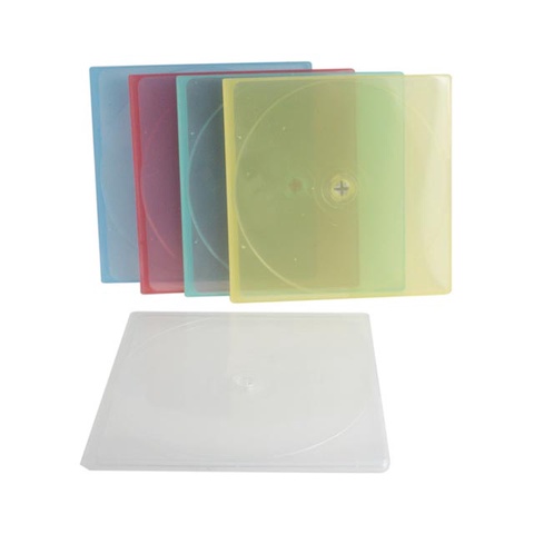 CD DVD Case Kotak Oval Plastik Single isi 1