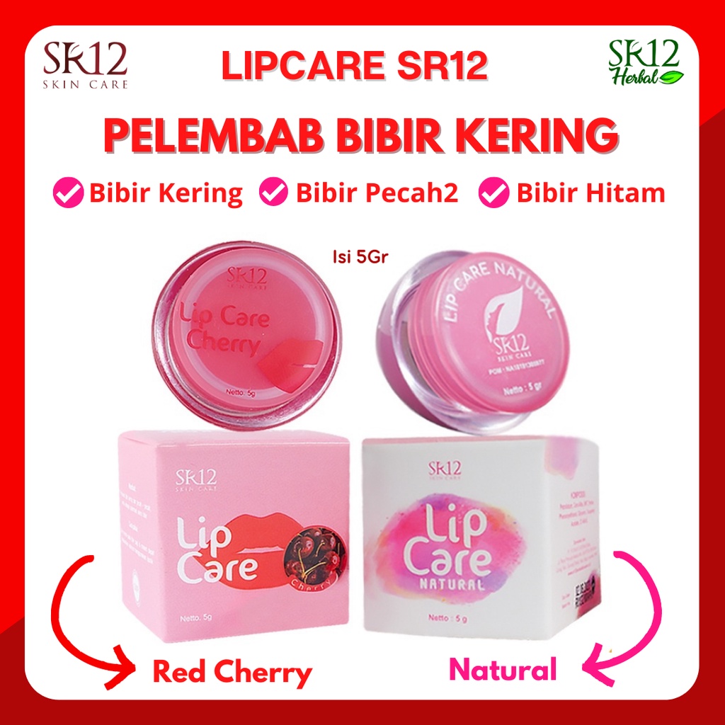 Lip Care SR12 - Lipcare SR12 Cherry - Pelembab Bibir