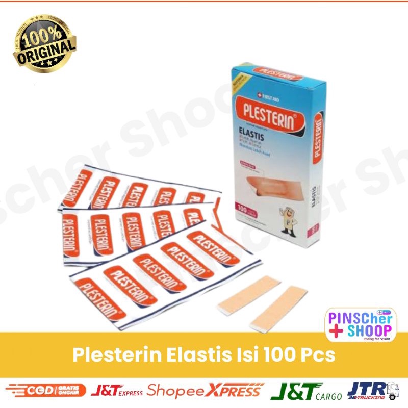 Plesterin Elastis Onemed Plester Luka Box 100 Pcs