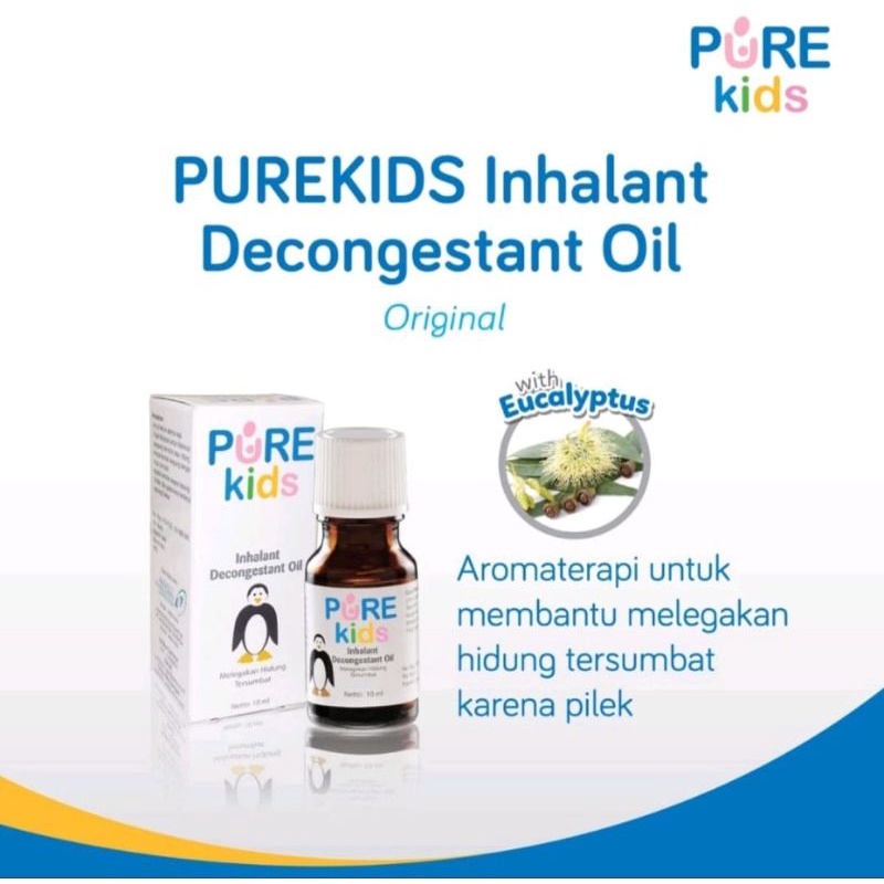 PureBB Inhalant Decongestant Oil 10ml/aroma terapi untuk baby hingga dewasa