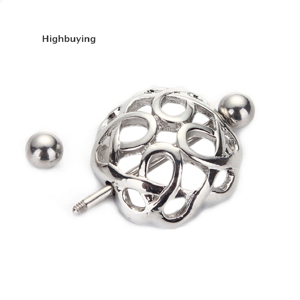 Hbid Surgical Steel Nest Nipple Shields Bar Cincin Pusar Perhiasan Tubuh Glory