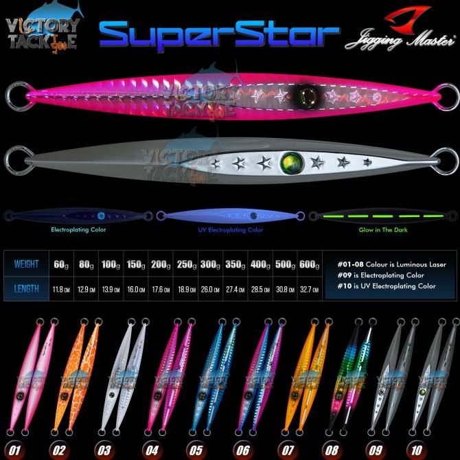 UMPAN PANCING / METAL JIG JIGGING MASTER VIP SUPER STAR 400 GRAM ---READY STOCK---