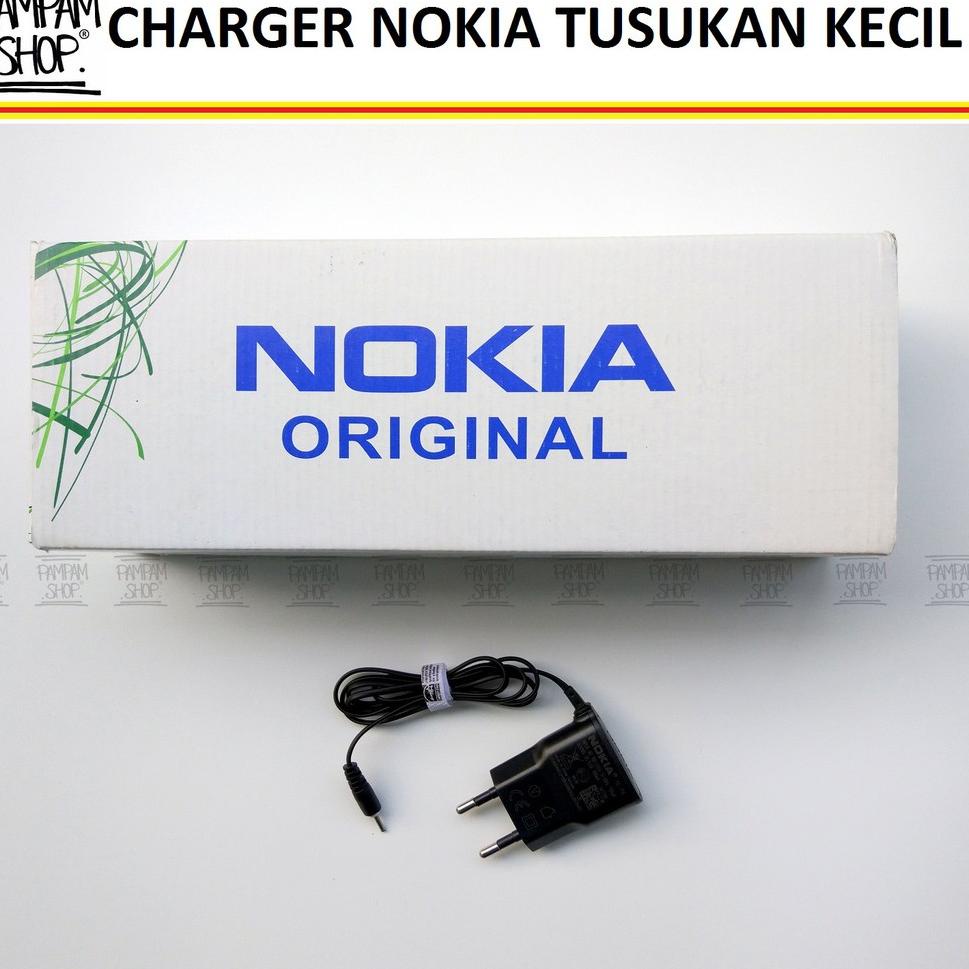Travel Charger Nokia Jadul Colokan Kepala Pin Kecil Original OEM Casan Carger Tusukan N95 1200 5310 