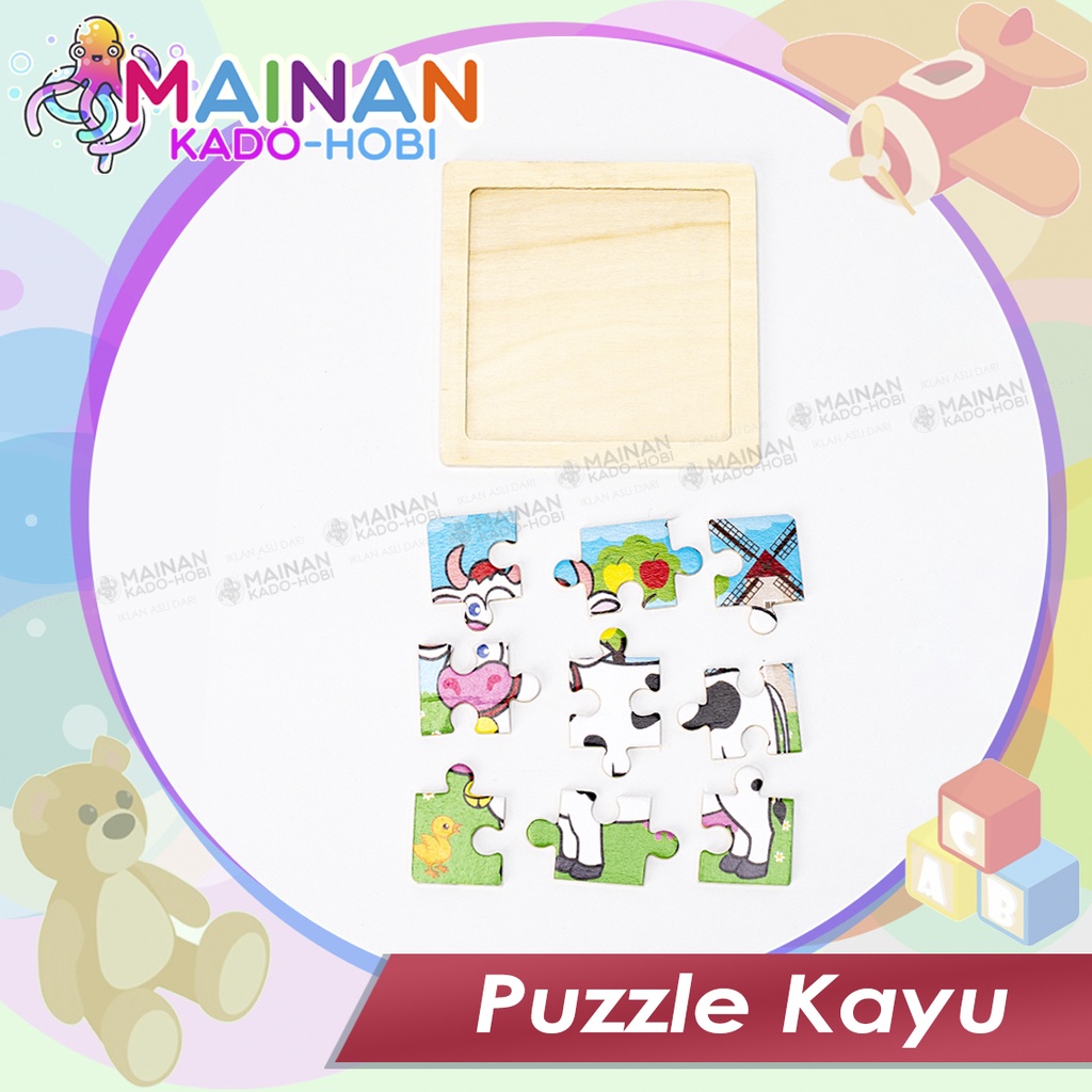 GROSIR MAINAN PUZZLE ANAK UNISEX KARAKTER ANIMAL