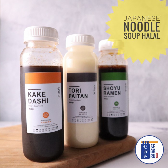

Japanese Bumbu Udon Ramen Halal - Kake Dashi 250