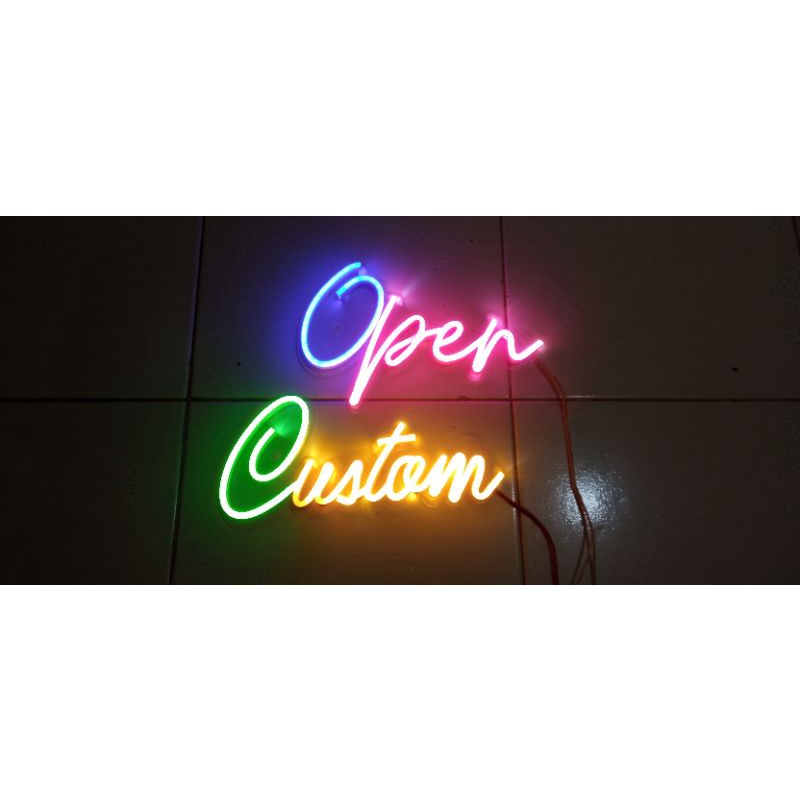 Neon sign,Huruf Neon Flex Custom