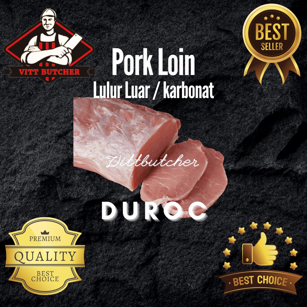 

LULUR LUAR PORK LOIN FROZEN DUROC 500gr