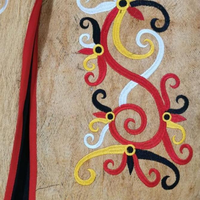 [KL] ROMPI KULIT KAYU KEPUAK VEST KAPUAK DAYAK BAJU ADAT IBAN BEDAYU