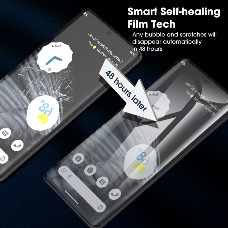 Cakupan Penuh Pelindung Layar Lembut Air Gel Film Anti-fingerprint Phone Film Layar Sticker Film Ultra-clear Cell Phone Front Film Untuk Google Pixel7/7Pro