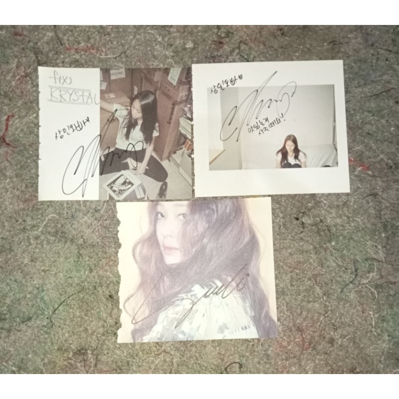 [READY STOCK] SIGNED PAGE F(X) PINOCCHIO (RARE)