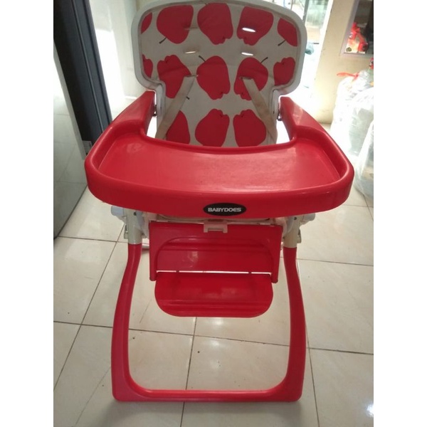 Kursi bayi Baby Chair Babydoes Merah