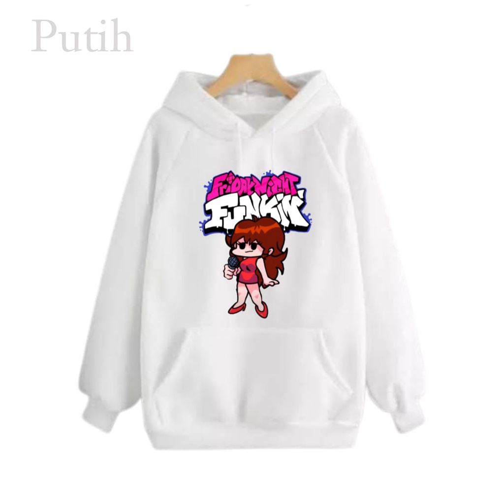 Hzl_outfit Hoodie Sweater FNF Girl Friend Anak Perempuan (S.M.L.XL)