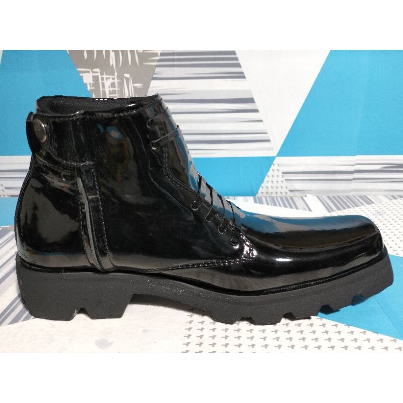 SEPATU PRIA PDH MENGKILAP DINAS TNI POLRI SECURITY SATPAM SATPOL PP SELETING DINAS TNI TENTARA ABRI 