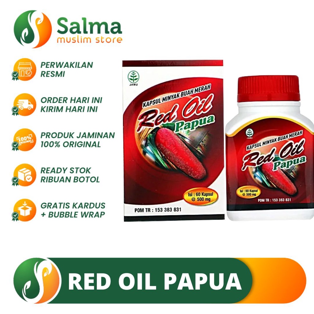 Promo Kapsul Minyak Buah Merah Papua Red Oil Papua Obat Herbal Kanker Kista Magh Asam Urat Dll 60 Ka