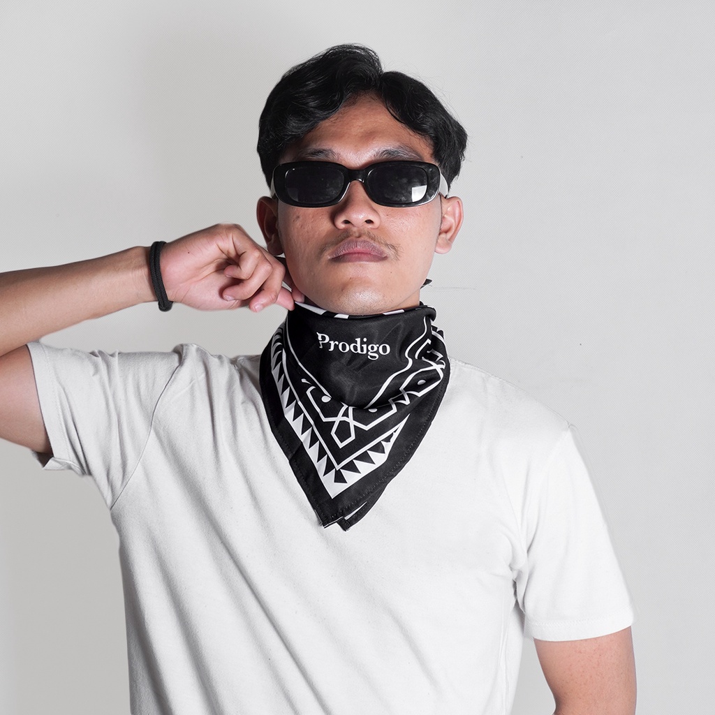 Prodigo * Slayer Bandana Ulos motif 6 | Paisley Scarf Syal Ikat Kepala | Masker Penutup Mulut Berkendara