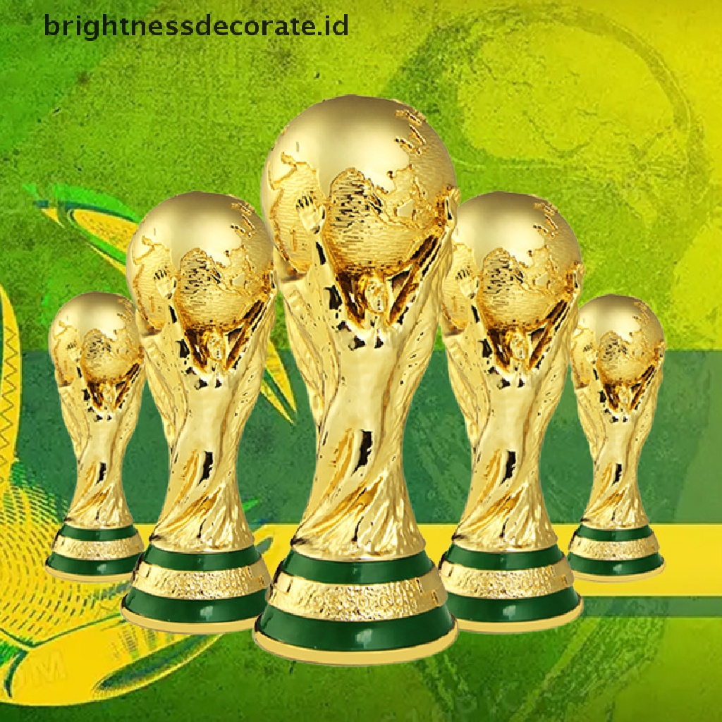 [Birth] Piala Sepak Bola Piala Dunia Replika Resin Model Piala Kipas Sepak Bola Hadiah Souvenir [ID]