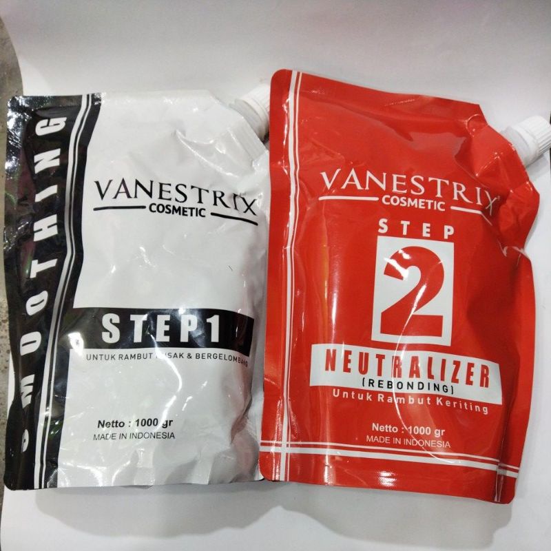 [ VANESTRIX 1000ML ]VANESTRIX STEP 1 1000ML || PELURUS RAMBUT VANESTRIX || VANESTRIX STEP 2 1000ML || NETRALIZER VANESTRIX 1 KG || VANESTRIX COSMETIC STEP 2  || NEUTRALIZER REBONDING UNTUK RAMBUT KERITING