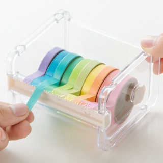 dispenser demoting washi tape - selotip - tempat holder plastik [thehanscorner]