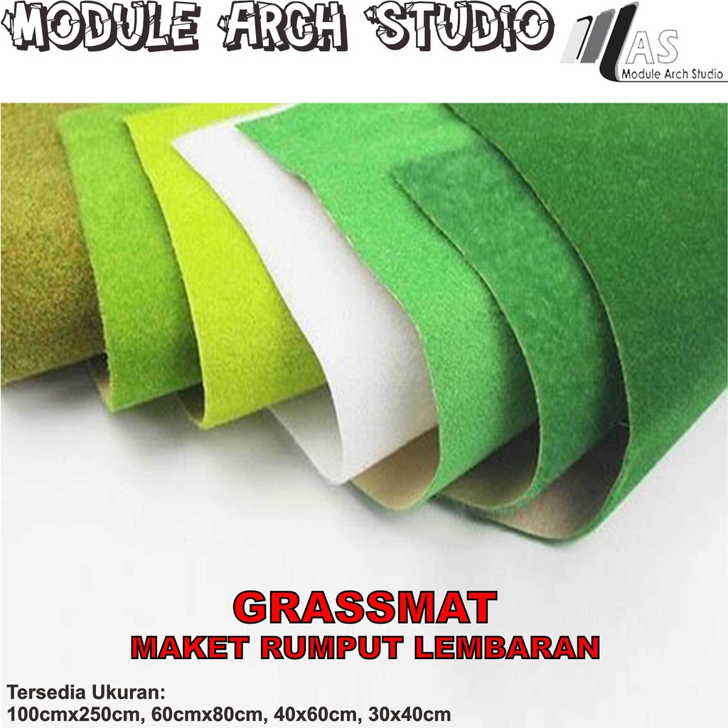 Grassmat 100x250cm - Rumput Lembaran Rollan