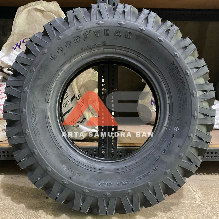 Ban Goodyear Extra Xtra Grip 750 7.50 - 15 6 PR 6PR