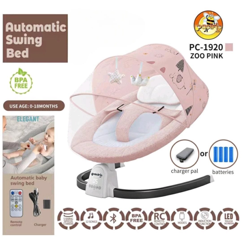 PASIFIC SWING BED PC1920  / AUTOMATIC SWING BED /  BOUNCER BAYI