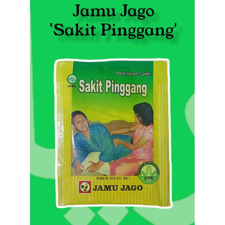 

Jamu Jago Sakit Pinggang Kemasan Bubuk 7 Gr