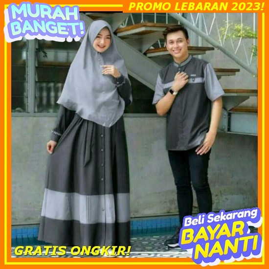 Sarimbit Eksis 195 Airy Blue Gamis Seply Meyra 128 Kaseo 161 Sarimbit Eksis Seply Elfa Baju Muslim C