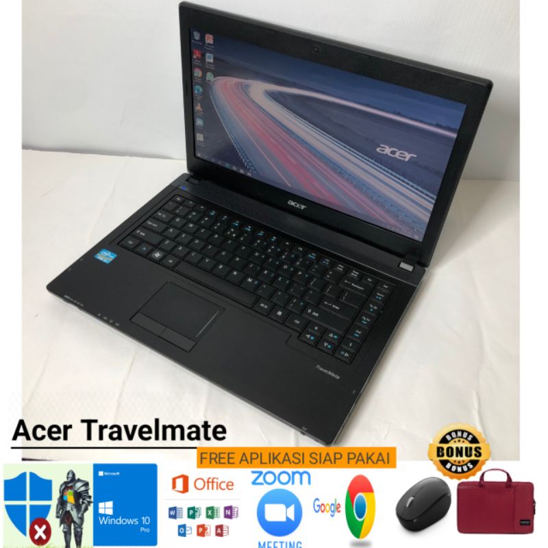 Laptop Acer TM4750 Intel Core i3 Ram 4GB SSD 128GBGB - Windows 10