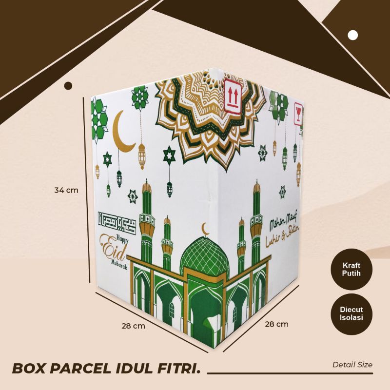 Jual Box Parcel Hari Raya Idul Fitri X X Kardus Boxidulfitri Parcel Idulfitri