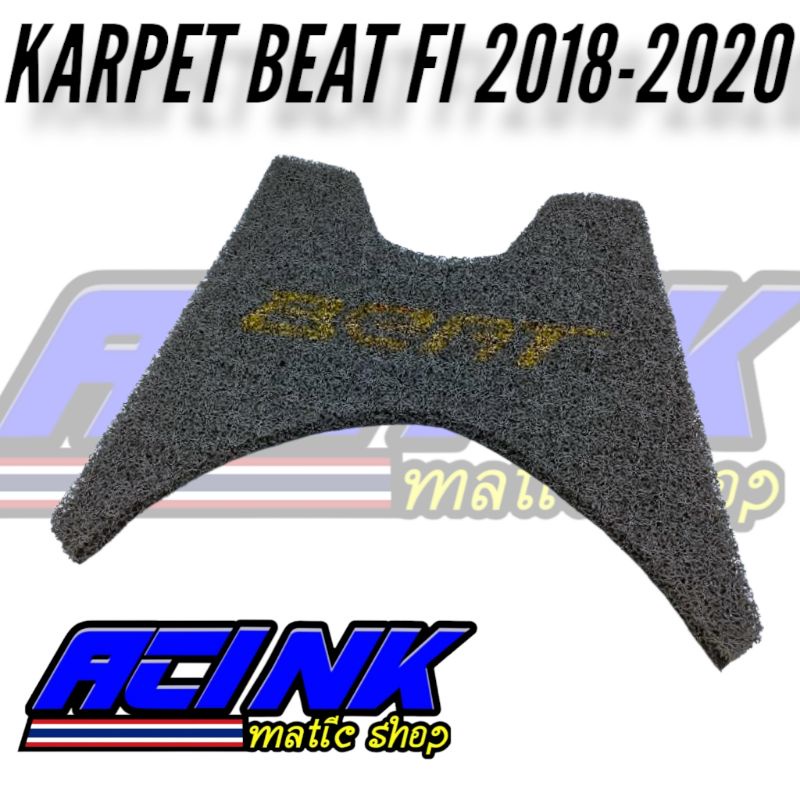 Karpet serabut motor beat fi 2018-2020 pijakan alas kaki motor beat deluxe