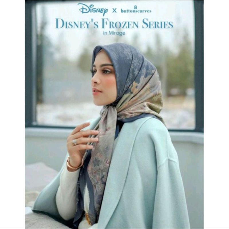 PRELOVED BUTTONSCARVES DISNEY FROZEN MIRAGE SIZE XL