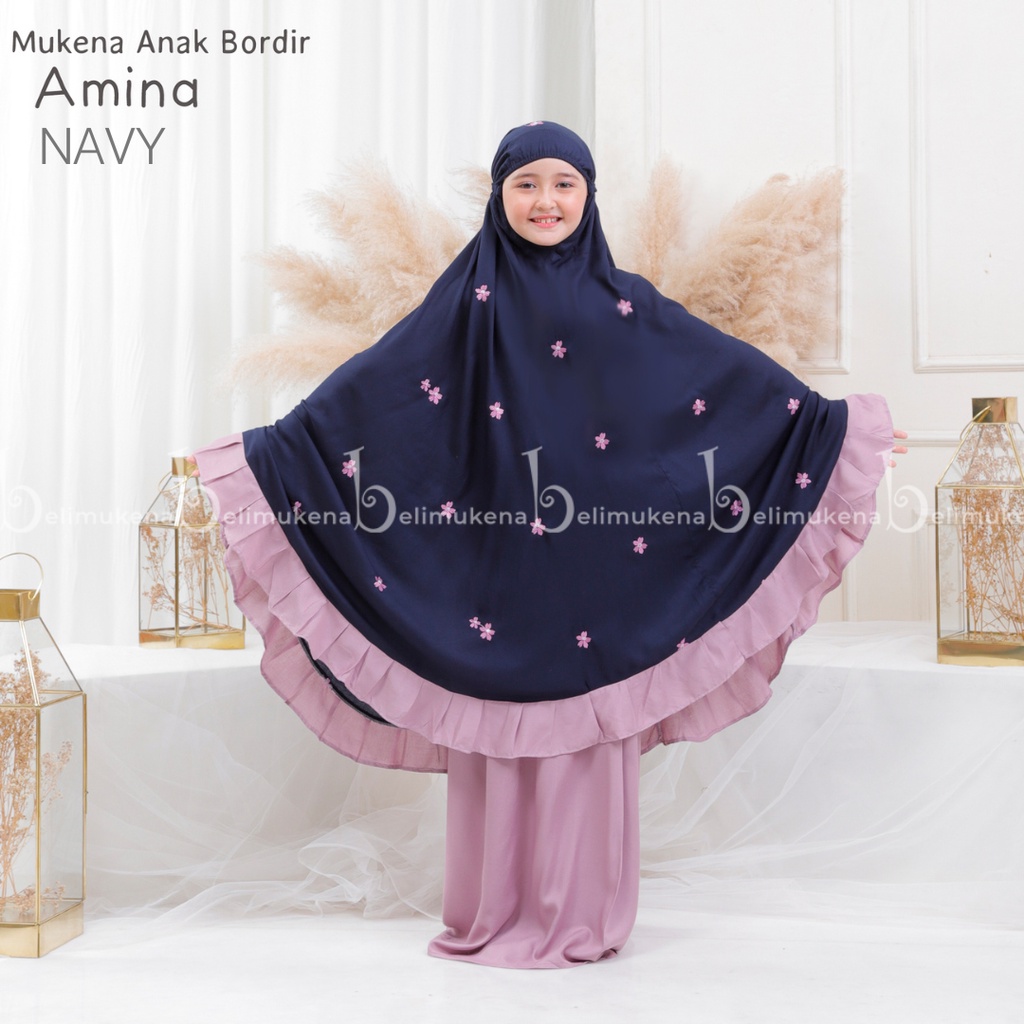 Mukena Anak Tanggung Rayon Amina