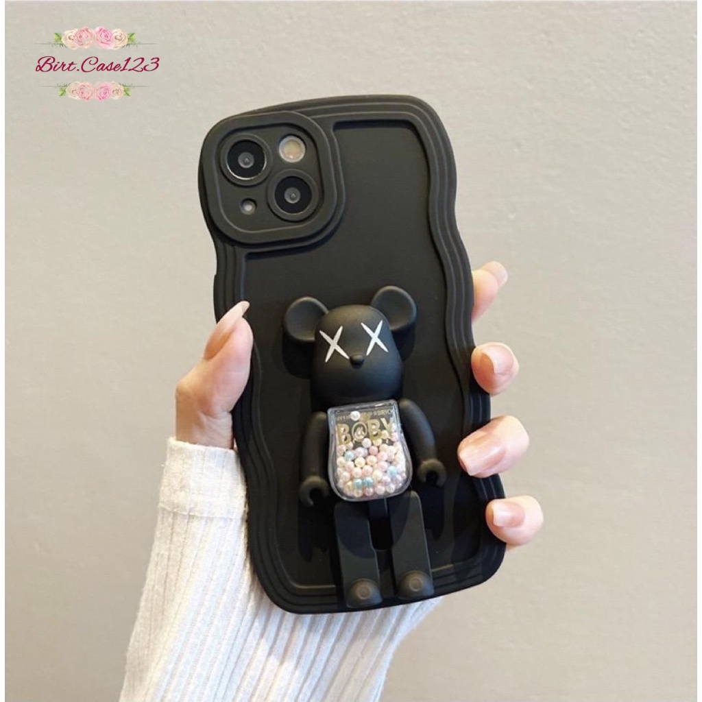 BK SOFTCASE SILIKON WAVE WAVY GELOMBANG WARNA STAND 3D KARAKTER FOR SAMSUNG A04E A04 A23 A13 4G A32 5G A04S A33 5G A50S A50 A30S A51 A52 A53 BC7001