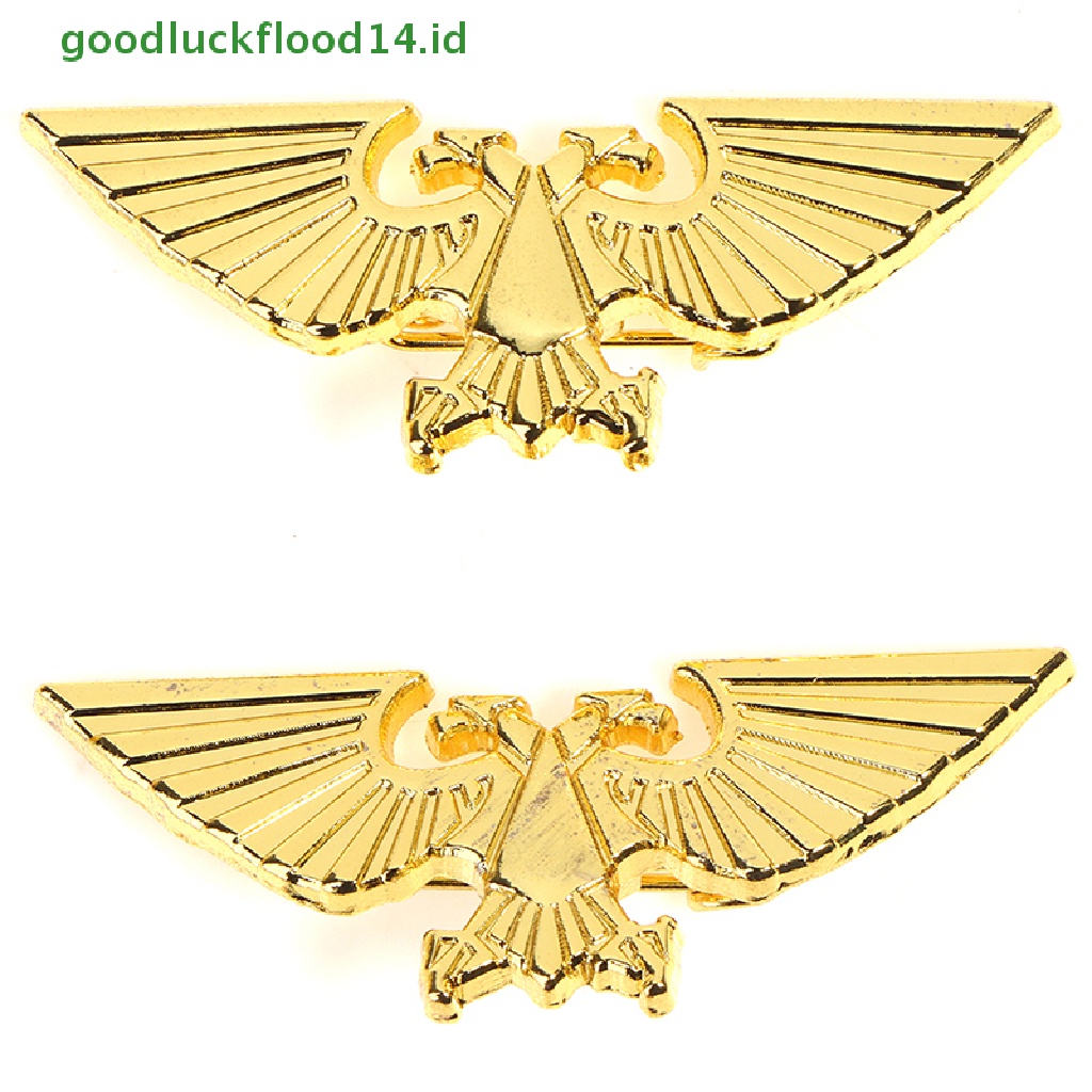 [GOOGFOUR] 1pc Golden Double Head Eagle of Empire badge Imperial Aquila Pin Bros2021 [Atas]