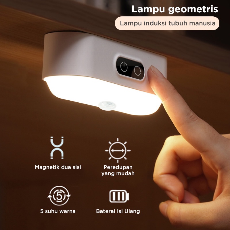 Holiven lampu led portable 28 lid terang model tempel magnet bisa jadi lampu penerang darurat mati lampu , emergency lamp , lampu belajar , toilet , kemping outdoor usb let tombol sentuh