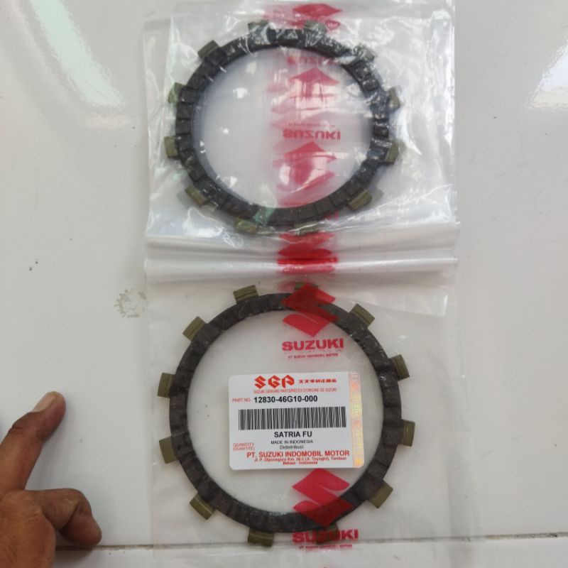KAMPAS KOPLING SET ORIGINAL SATRIA FU 150 INJEKSI GSX S R 150 PNP RGR FU KARBU BANDIT FXR ISI 5
