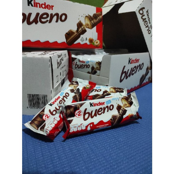 

Coklat Kinder Bueno Milk & Hazelnut 43g