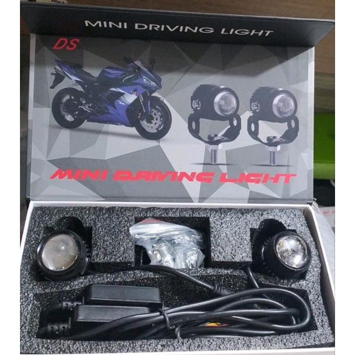 Jual LAMPU TEMBAK MINI LASER GUN FOGLAMP LASER GUN MINI D2 DRIVING LIGHT SUPERBRIGHT Shopee